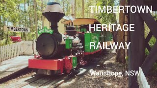 Timbertown Heritage Railway fowler The Green Hornet 190124 [upl. by Pease615]