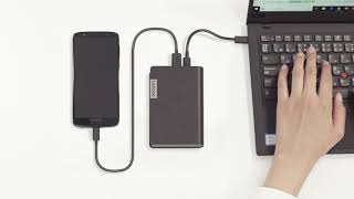 Lenovo USBC Laptop Power Bank Training Video [upl. by Resa]