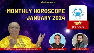 Monthly Horoscope for the Zodiac Sign Cancer For January 2024  Best Indian Astrologer [upl. by Grimbly]