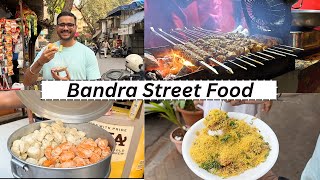 Bandra Street Food  Bakeries Cheese Momos Kebab rolls and more [upl. by Rosalie]