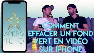 Comment FAIRE du FOND VERT en VIDÉO sur iPhone  TUTO [upl. by Sibylla]