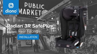 Radian® 3R® SafePlus™  AllinOne Convertible Car Seat  RearFacing Installation  2023Present [upl. by Goodill]