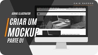 Como criar um Mockup no Illustrator e Photoshop Parte 01 ILLUSTRATOR PHOTOSHOP [upl. by Benjamen724]