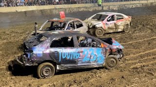 Hopkinton Fair 2023 Sunday 6Cylinders Demolition Derby 4K UHD [upl. by Corb]