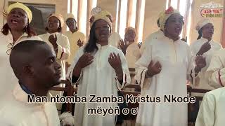 MAN NTOMBA ZAMBA KRISTUS  Agnus Dei  By CHORALE ST KISITO DE MVOGMBI [upl. by Booma367]