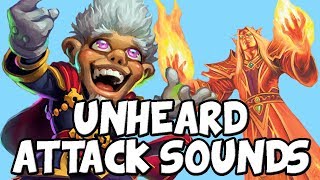 Attack Sounds You Dont Usually Hear HEARTHSTONE [upl. by Enelahs948]