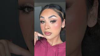 Bronzy makeup look 😍 bronzy bronzer affordable drugstore glam grwm motd eyeshadow makeup [upl. by Morell]