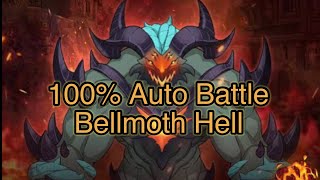 100 Auto Battle Bellmoth Hell 7DS The Seven Deadly Sins Grand Cross SDSGC [upl. by Anitsrhc]