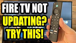 Amazon Fire TV How Fix TV Not Updating Stuck Frozen or Not Working At All [upl. by Weldon]