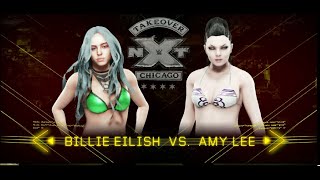 Billie Eilish vs Amy Lee ★ WWE 2K19 ★ [upl. by Ecirpac]