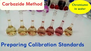 Carbazide Method Preparation of Calibration standards amp Sample  measurement of Chromium in water [upl. by Irtimid883]