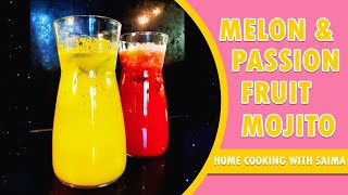 Melon amp Passion Fruit Mojito  Strawberry Mojito  Mojito Recipe [upl. by Maddy]