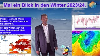 Ein Blick in den Winter 202324 Wetterlagen von November bis Februar Mild mit BerglandSchnee [upl. by Dlarrej]