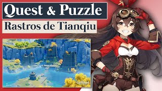 Genshin Impact  Rastros de Tianqiu  Puzzles Completo [upl. by Chi]