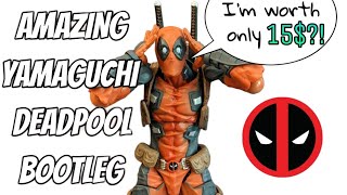 Revoltech Amazing Yamaguchi BootlegKnockoff Deadpool from Aliexpress 112 Action Figure Review [upl. by Aileen]