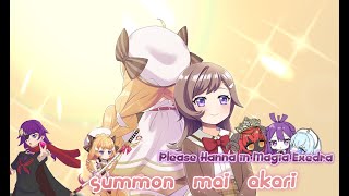 Magia Record Free Summoning Take with Spark Mai Akari [upl. by Yarled]