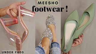 Meesho Footwear Haul  Footwear Haul  Glam Girl Bebo [upl. by Ynnohj803]