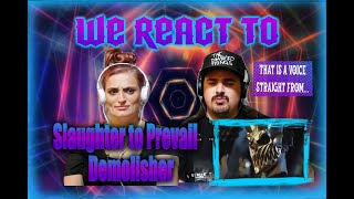 Slaughter To Prevail  DEMOLISHER FIRST TIME COUPLES REACT [upl. by Roobbie]