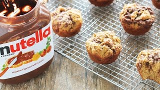 Peanut Butter Nutella Muffins [upl. by Ansell]