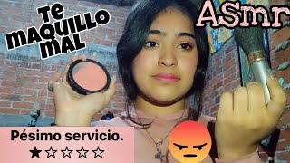 Asmr  roleplay peor salón de belleza 👎🏻🤮 [upl. by Sibel]