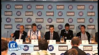 Jahrespressekonferenz des KSC [upl. by Saffren]