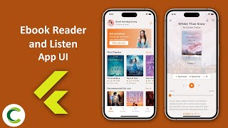 Ebooks Reader and Audiobooks Listen App template in Flutter [upl. by Aititil]