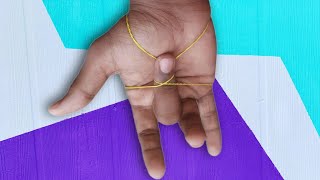 3 Amazing Rubber Band Tricks  DIY  How To Do Magic Using Rubber Band [upl. by Oznohpla]