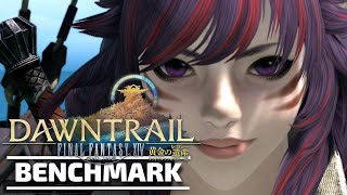 Final Fantasy XIV Dawntrail Updated Benchmark RTX 4070  PC GamingTrend [upl. by Bruyn869]