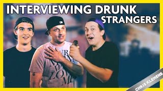 INTERVIEWING DRUNK STRANGERS with OrinsEyes  Chris Klemens [upl. by Strephonn492]