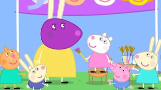 Miss Rabbit se vuelve morada ⭐️ Peppa Pig en Español Episodios completos ❤️ Pepa la cerdita [upl. by Olivie]