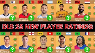 DLS 25  New update players rating in dls 25 [upl. by Rahas]