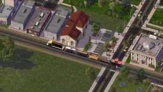 SimCity 4 train day and night [upl. by Wynne341]