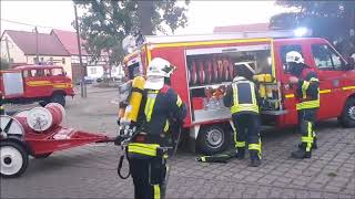 Einsatzübung Freiwillige Feuerwehr Hochheim [upl. by Isiahi647]