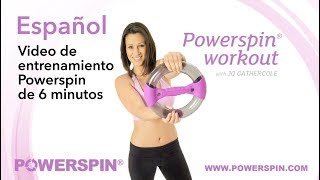 Ejercitador Powerspin entrenamiento de 6 minutos en español [upl. by Ecidnac671]