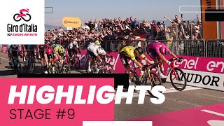 Giro dItalia 2024  Stage 9 Highlights [upl. by Shuma]