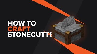 How to make a Stonecutter in Minecraft [upl. by Grossman792]