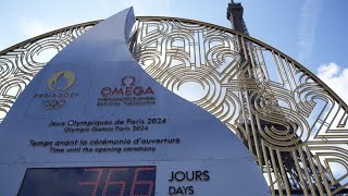 JO2024  le compte à rebours est lancé à Paris mais aussi à Marseille [upl. by Greyson]