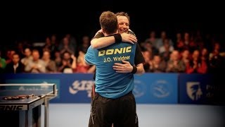 ITTF Legends Tour Highlights JanOve Waldner Vs Jean Michel Saive FINAL [upl. by Anitsyrhc58]