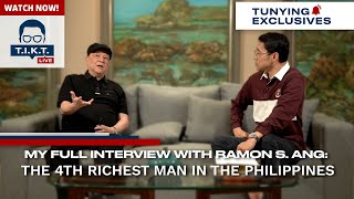 My Full Interview with Ramon S Ang the 4th Richest Man in the Philippines [upl. by Lucrece821]