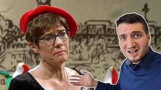 Annegret KrampKarrenbauer beleidigt im Karneval das Dritte Geschlecht und Transgender [upl. by Knick]