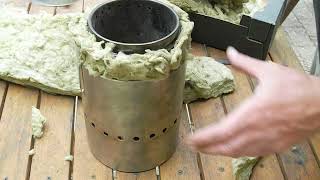 Improved Wood Gasifier Stove Insulation  Better Pot Stand [upl. by Emelen]