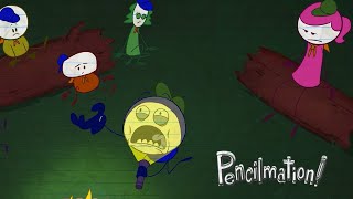 Pencilmate amp Pencilmiss Tell GREAT Stories  Animated Cartoons  Animated Short Films  Pencilmation [upl. by Ambert]