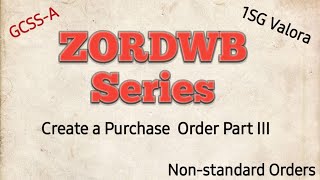 Create a Purchase Order Part 3 [upl. by Kuhn252]