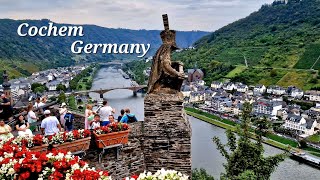 COCHEM GERMANY  A Journey Through Charming Old Town Reichsburg Castle  Moselle River Valley [upl. by Cassie]