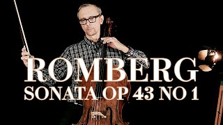 Romberg B Flat Major Sonata Op 43 No 1  Cello Duet Original Version [upl. by Fabozzi]