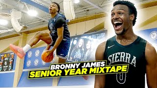 Bronny James OFFICIAL Senior Year Mixtape quotThe Young KINGquot [upl. by Noramac871]