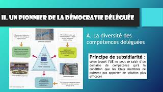 1HGGSP  Le fonctionnement de lUE  démocratie représentative et démocratie déléguée [upl. by Thier]