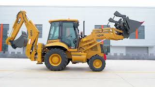 TDER 25ton new design backhone loader [upl. by Humfrey443]