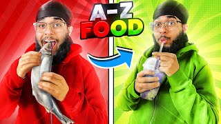 CHAPATI CHALLENGED ME TO AZ EATING CHALLENGE [upl. by Atsahs]