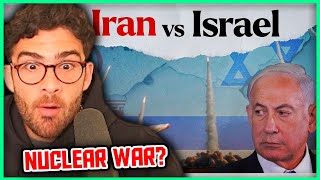 What Happens If Israel Goes To War With Iran  Hasanabi Reacts to First Second Thought [upl. by Rubel]